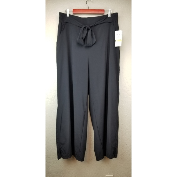 Zella Pants - Zella Wide Leg Pull On Active Pants Plus Size